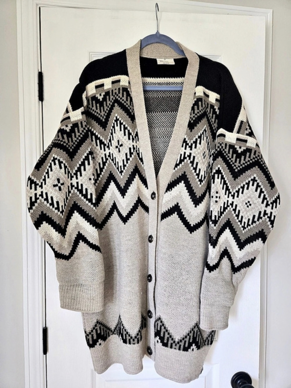 Dale Of Norway Skåla Cardigan XXL In Color Brown Sand Black
